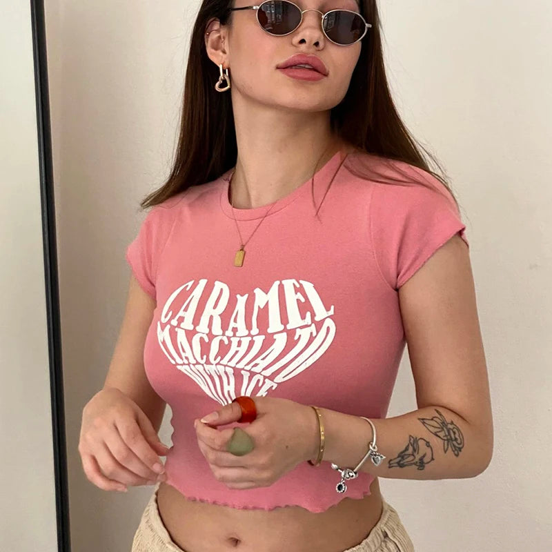 Caramel Macchiato Y2K Summer Outfit - Retro Style Douyin Dress for Trendy Women