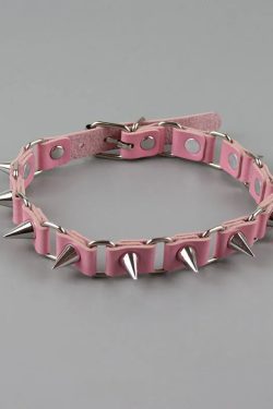 Gothic Barbed Wire Choker Necklace - Perfect for Y2K and 90s Grunge Outfits