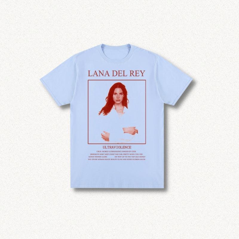Lana Del Rey Y2K Retro Style Tee - Perfect for 90s and Grunge Outfits