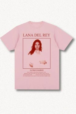 Lana Del Rey Y2K Retro Style Tee - Perfect for 90s and Grunge Outfits