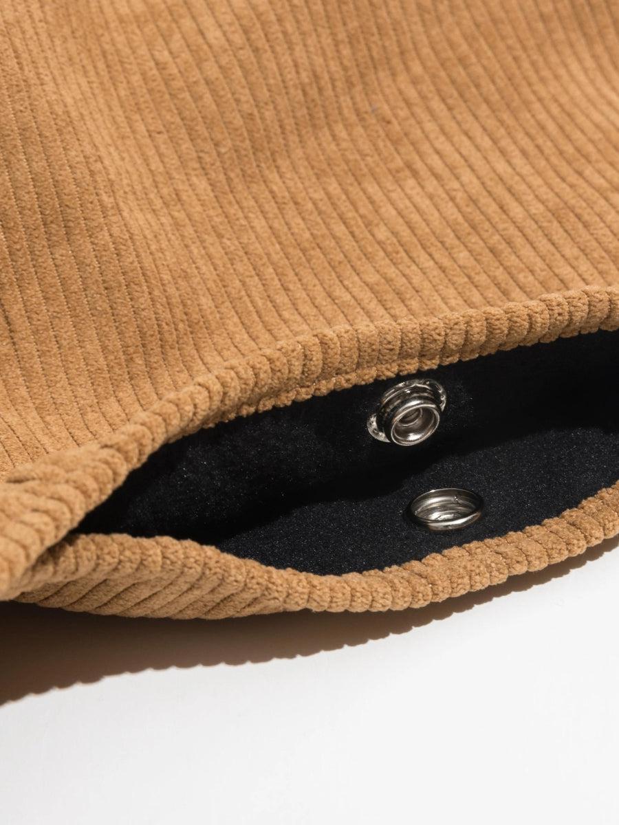 Retro Corduroy Hobo Shoulder Bag - Perfect for Y2K and 90s Fashion Outfits Retro Corduroy Hobo Shoulder Bag - Perfect for Y2K and 90s Fashion Outfits