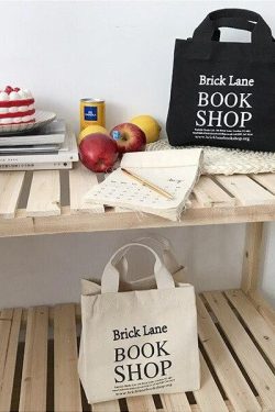 Retro Y2K Fashion Brick Lane Bookshop Cloth Bag - Perfect for 90s and Grunge Outfits
