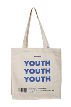 Retro Y2K Grunge Youth Cloth Bag - Perfect for 90s Fashion & Summer Outfits