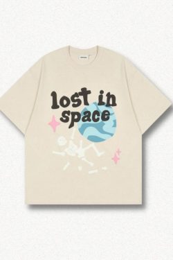 Retro Y2K Lost In Space Tee - Perfect for 90s and Grunge Outfits