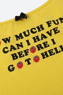 Retro Y2K Summer Fun Tank Top - Perfect for 90s and Grunge Outfits