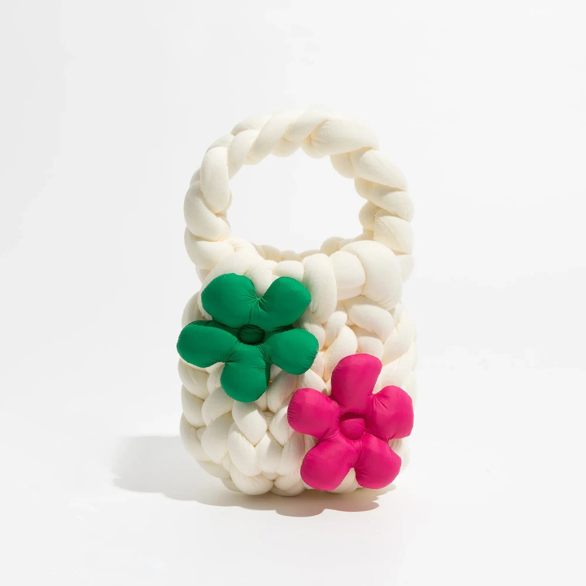 Soft Girl Y2K Fashion Super Bulky Yarn Handbag - Retro Style & 90s Grunge Vibes