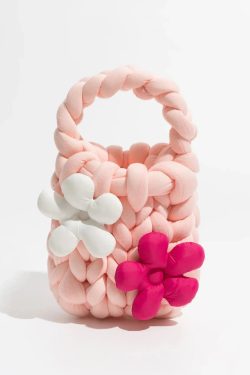 Soft Girl Y2K Fashion Super Bulky Yarn Handbag - Retro Style & 90s Grunge Vibes