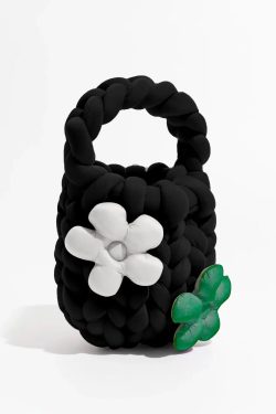 Soft Girl Y2K Fashion Super Bulky Yarn Handbag - Retro Style & 90s Grunge Vibes