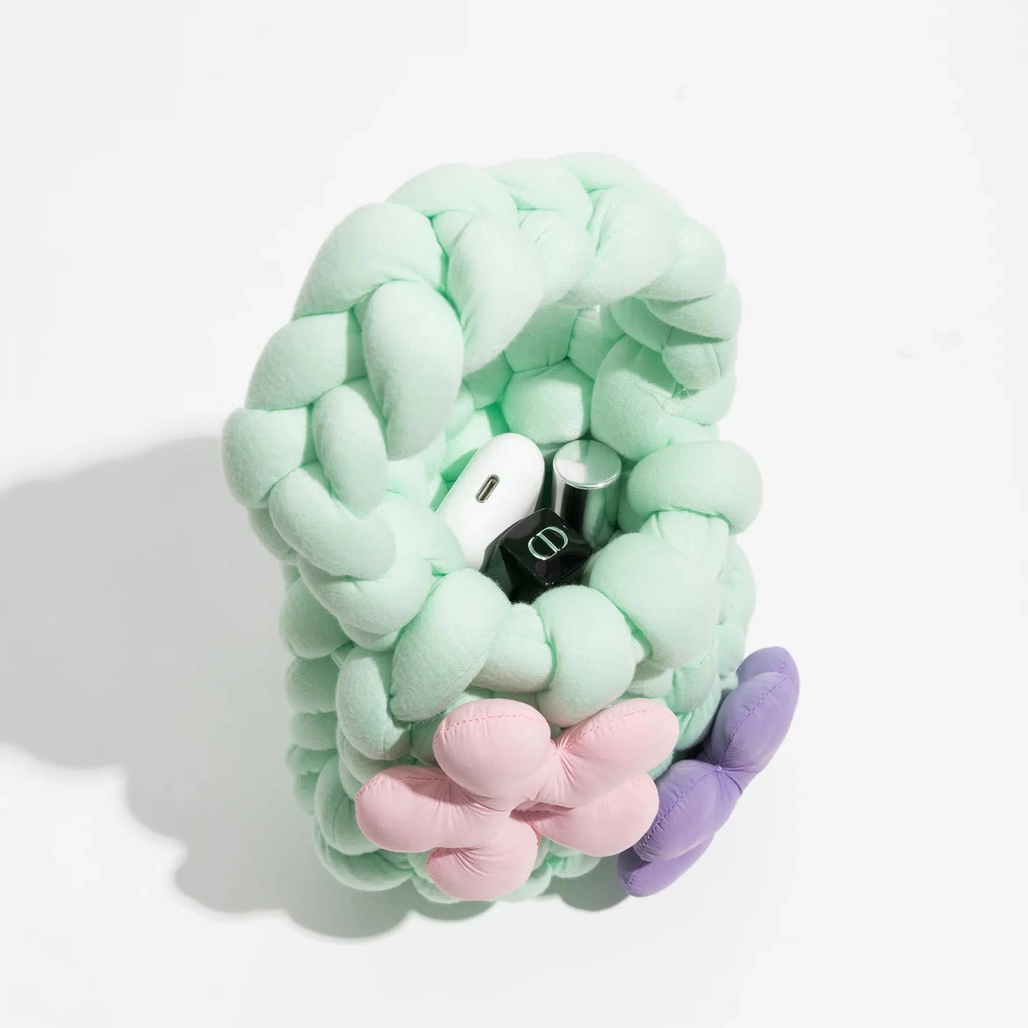 Soft Girl Y2K Fashion Super Bulky Yarn Handbag - Retro Style & 90s Grunge Vibes