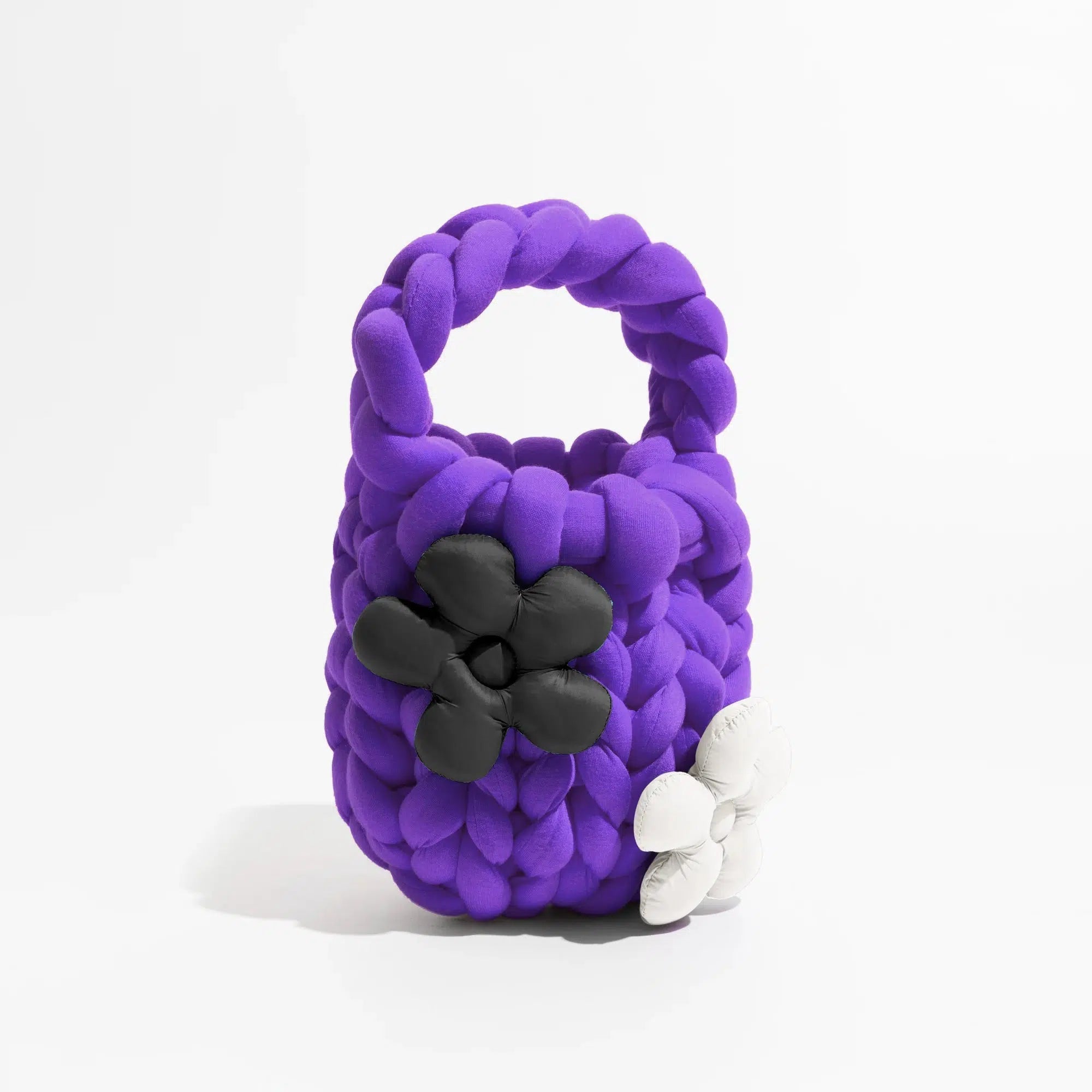 Soft Girl Y2K Fashion Super Bulky Yarn Handbag - Retro Style & 90s Grunge Vibes