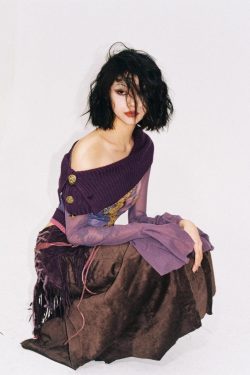 Y2K Fairy Grunge Off Shoulder Mesh Top - Retro 90s Style Douyin Fashion