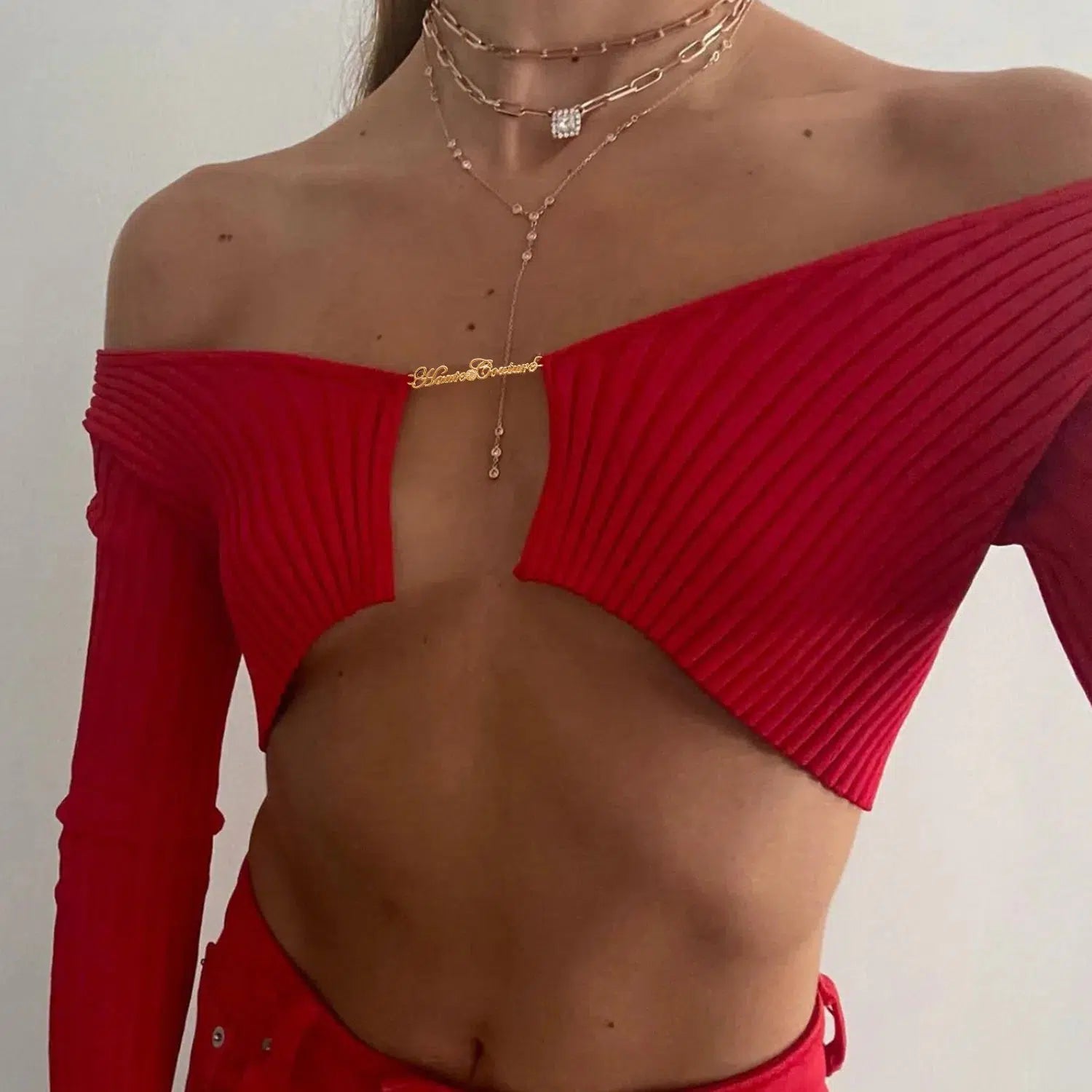 Y2K Fashion Baddie Knitted Open Front Crop Top - Retro Style 90s Summer Outfit Y2K Fashion Baddie Knitted Open Front Crop Top - Retro Style 90s Summer Outfit