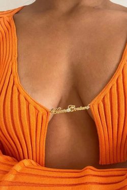 Y2K Fashion Baddie Knitted Open Front Crop Top - Retro Style 90s Summer Outfit