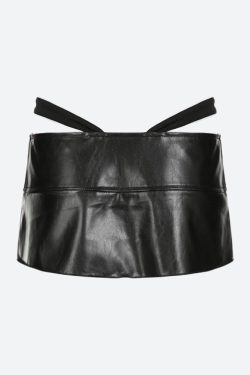 Y2K Grunge Pleated Zipper Slit Micro Mini Skirt - Retro 90s Fashion Outfit