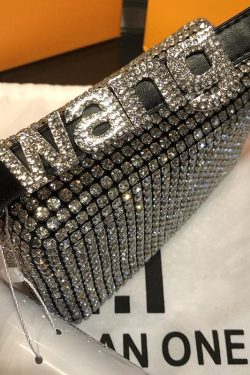 Y2K Retro Disco Cowgirl Rhinestone Handbag - Perfect for 90s and Y2K Club Outfits