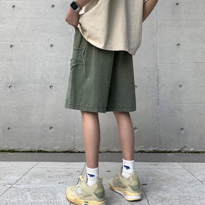 Y2K Retro Drawstring Shorts with Star Embroidery - Perfect for Summer Outfits Y2K Retro Drawstring Shorts with Star Embroidery - Perfect for Summer Outfits