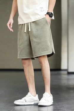 Y2K Retro Drawstring Waist Oversize Sweatshorts - Perfect for 90s Grunge and Summer Outfits