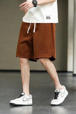 Y2K Retro Drawstring Waist Oversize Sweatshorts - Perfect for 90s Grunge and Summer Outfits