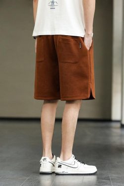 Y2K Retro Drawstring Waist Oversize Sweatshorts - Perfect for 90s Grunge and Summer Outfits