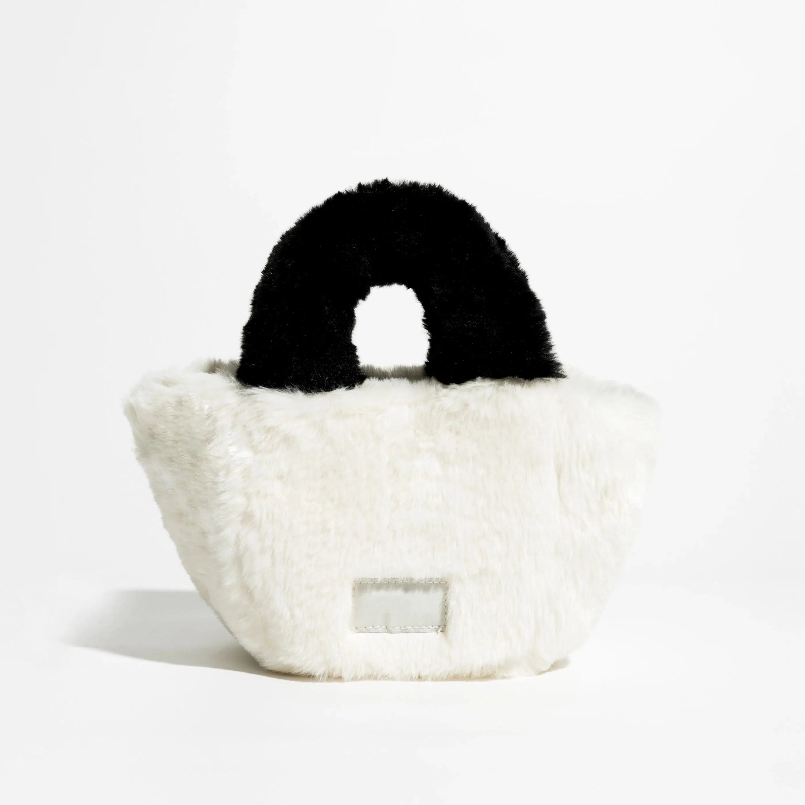Y2K Retro Fluffy Faux Fur Basket Handbag - Perfect for 90s and Y2K Fashion Outfits Y2K Retro Fluffy Faux Fur Basket Handbag - Perfect for 90s and Y2K Fashion Outfits