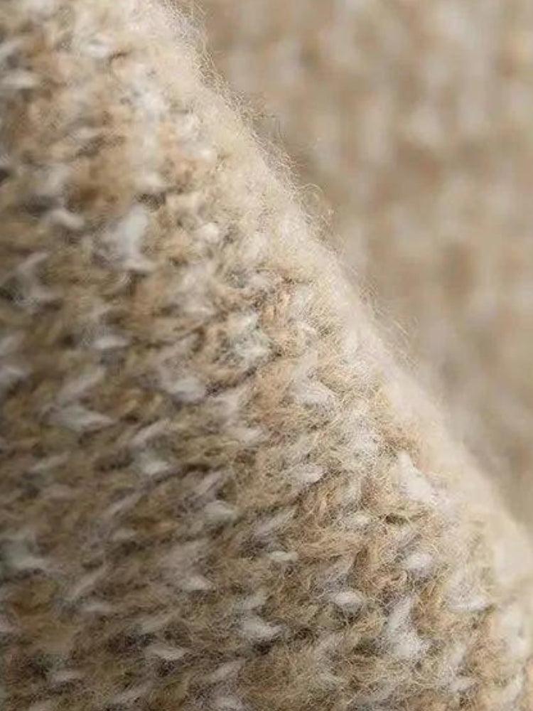 Y2K Retro Fringe Patchwork Knitted Sweater - Perfect for 90s and Grunge Outfits Y2K Retro Fringe Patchwork Knitted Sweater - Perfect for 90s and Grunge Outfits