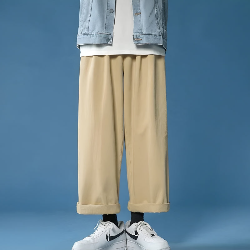 Y2K Retro Soft Boy Casual Straight Leg Pants - Perfect for 90s and Grunge Outfits Y2K Retro Soft Boy Casual Straight Leg Pants - Perfect for 90s and Grunge Outfits