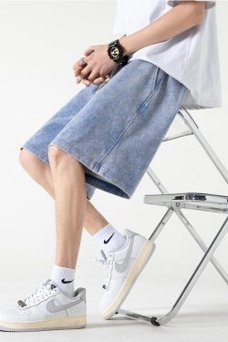 Y2K Retro Soft Boy Drawstring Waist Sweatshorts - Perfect for 90s and Grunge Outfits