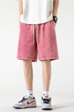 Y2K Retro Soft Boy Drawstring Waist Sweatshorts - Perfect for 90s and Grunge Outfits