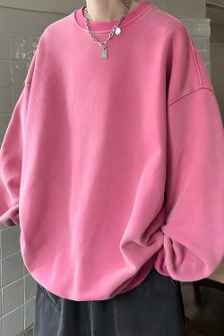 Y2K Retro Soft Boy Oversized Sweatshirt - Perfect for 90s and Grunge Outfits