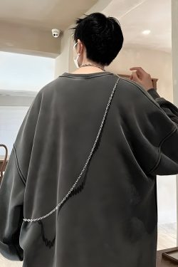 Y2K Retro Soft Boy Oversized Sweatshirt - Perfect for 90s and Grunge Outfits