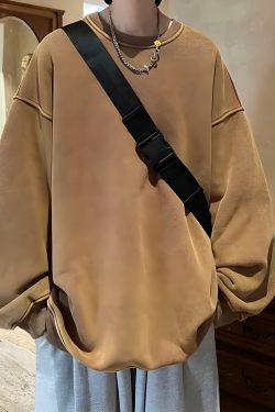 Y2K Retro Soft Boy Oversized Sweatshirt - Perfect for 90s and Grunge Outfits