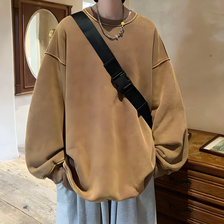 Y2K Retro Soft Boy Oversized Sweatshirt - Perfect for 90s and Grunge Outfits