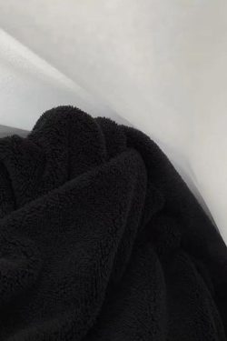 Y2K Retro Soft Boy Oversized Teddy Sweatshirt - Perfect for Grunge and 90s Fashion