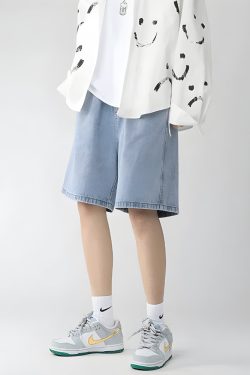 Y2K Retro Soft Boy Wide Leg Shorts - Perfect for 90s and Grunge Outfits