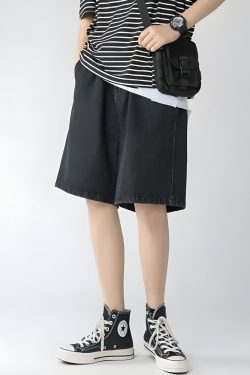 Y2K Retro Soft Boy Wide Leg Shorts - Perfect for 90s and Grunge Outfits
