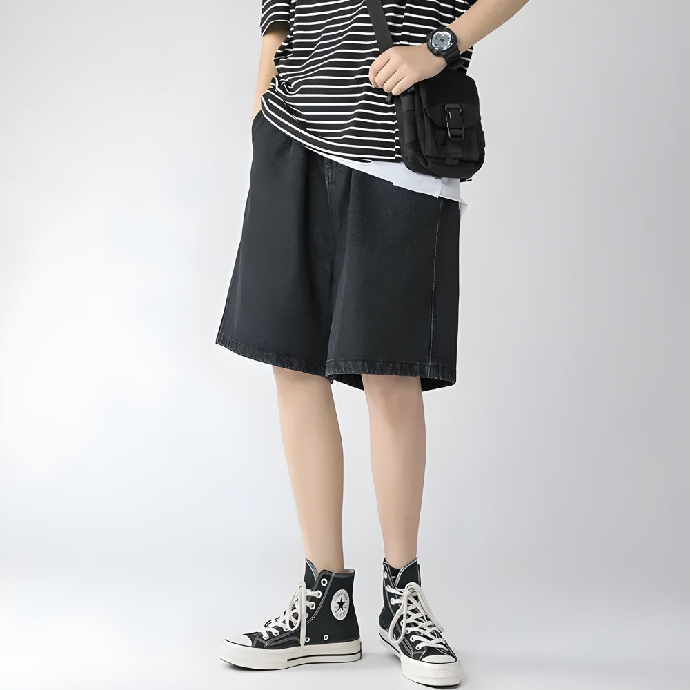 Y2K Retro Soft Boy Wide Leg Shorts - Perfect for 90s and Grunge Outfits Y2K Retro Soft Boy Wide Leg Shorts - Perfect for 90s and Grunge Outfits