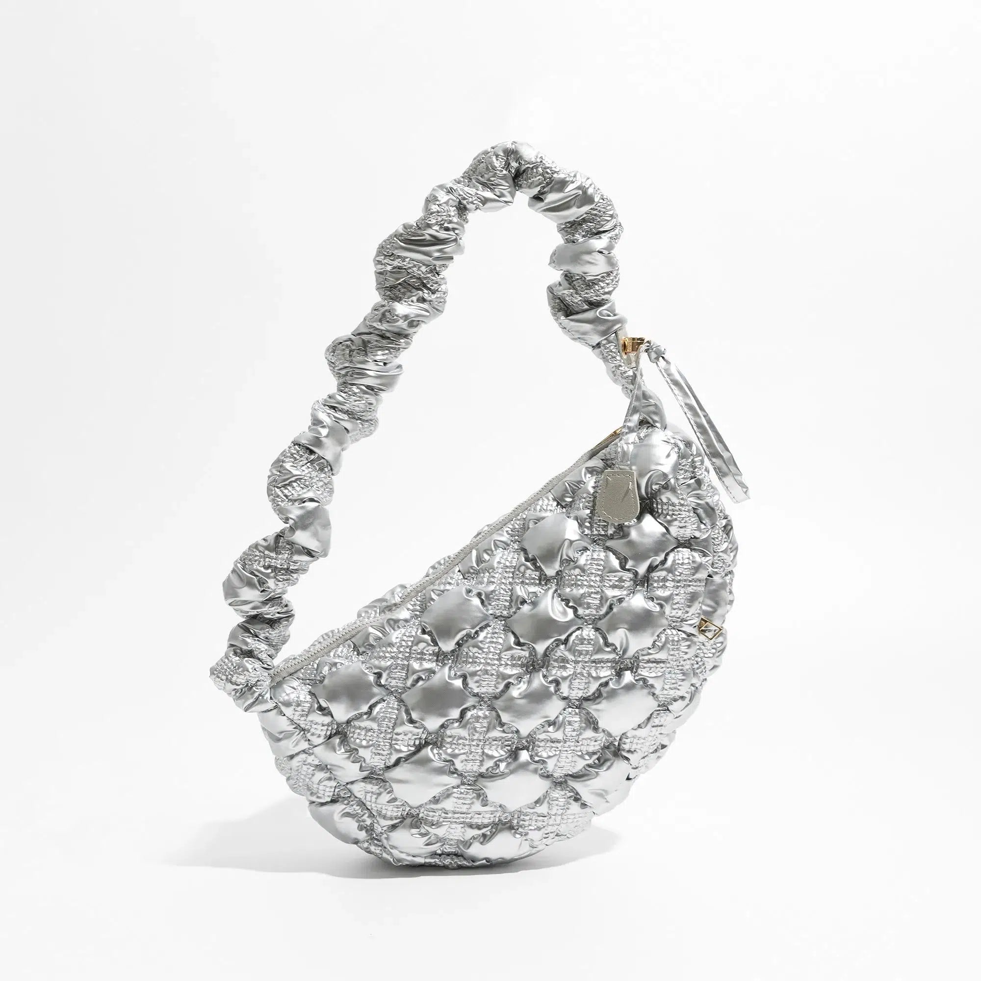 Y2K Retro Soft Girl Quilted Bubble Shoulder Bag - Perfect for 90s and Y2K Outfits Y2K Retro Soft Girl Quilted Bubble Shoulder Bag - Perfect for 90s and Y2K Outfits