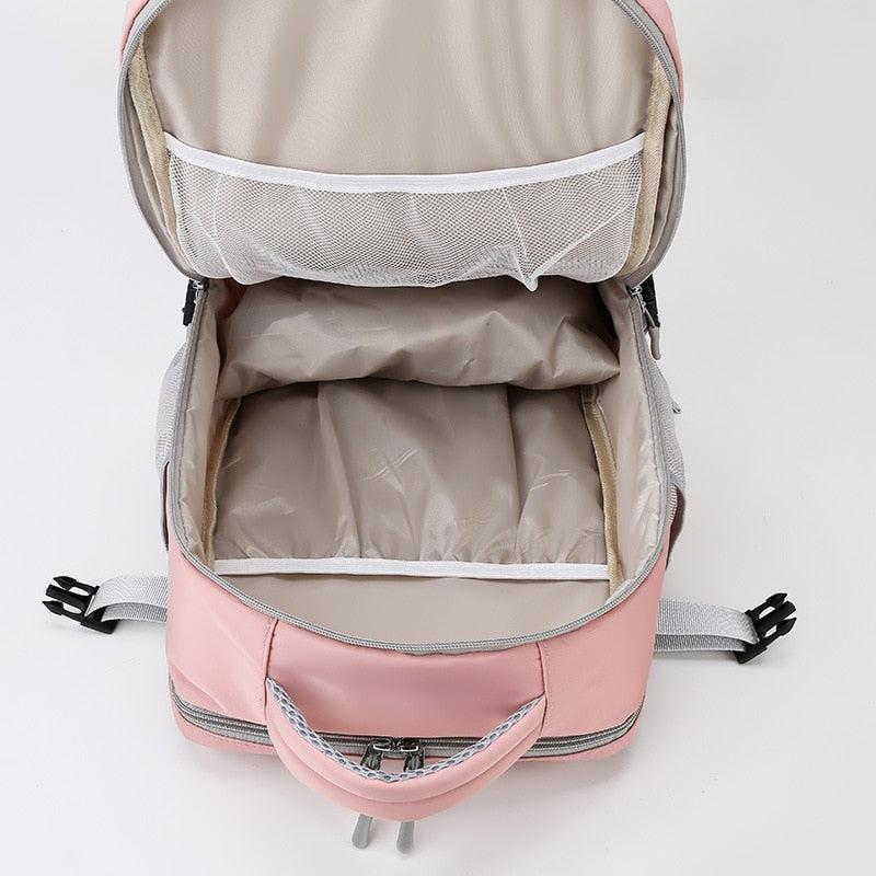 Y2K Retro Soft Girl Travel Backpack with Hidden Pockets - Perfect for 90s and Grunge Outfits