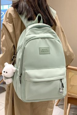 Y2K Retro Soft Girl Waterproof School Backpack - Perfect for 90s and Y2K Outfits