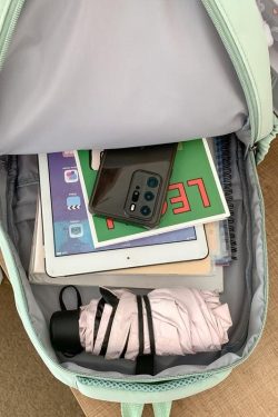 Y2K Retro Soft Girl Waterproof School Backpack - Perfect for 90s and Y2K Outfits