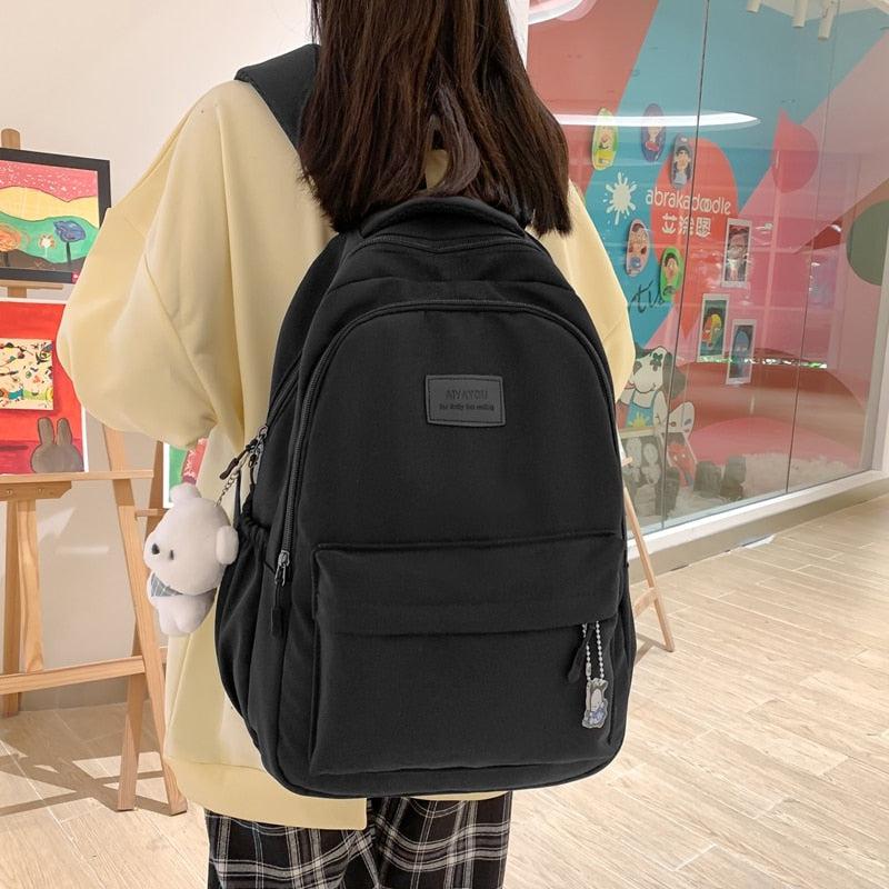 Y2K Retro Soft Girl Waterproof School Backpack - Perfect for 90s and Y2K Outfits