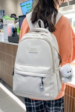 Y2K Retro Soft Girl Waterproof School Backpack - Perfect for 90s and Y2K Outfits
