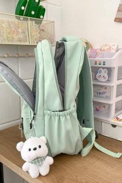 Y2K Retro Soft Girl Waterproof School Backpack - Perfect for 90s and Y2K Outfits
