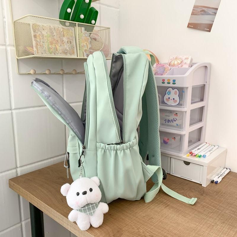 Y2K Retro Soft Girl Waterproof School Backpack - Perfect for 90s and Y2K Outfits