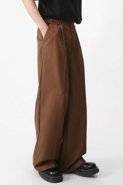 Y2K Retro Style Casualcore Wide Leg Pants - Perfect for 90s and Grunge Outfits