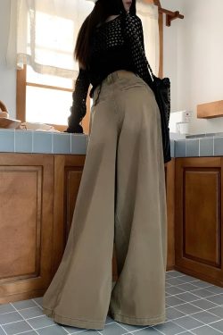 Y2K Retro Style Extreme Wide Leg Pants - Perfect for 90s and Grunge Outfits