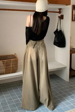Y2K Retro Style Extreme Wide Leg Pants - Perfect for 90s and Grunge Outfits
