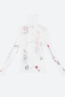 Y2K Retro Style Kid's Art Mesh Top - Perfect for 90s and Y2K Summer Outfits