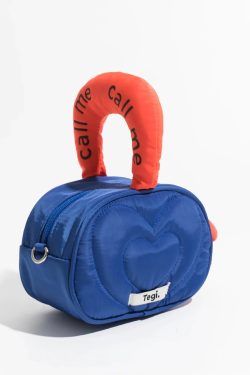 Y2K Retro Weirdcore Heart Puffer Handbag - Perfect for 90s and Y2K Outfits