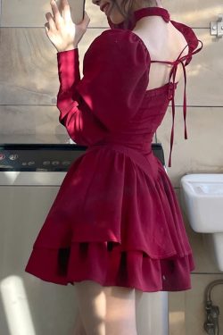 Y2K Ruffled Layered Corset Mini Dress - Perfect Retro Style for Summer Outfits